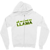 ask me about my llama Zipper Hoodie