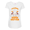 training to be the strongest super saiyan Maternity Scoop Neck T-shirt