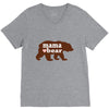 mama love bear V-Neck Tee