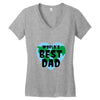 World's Best Dad Look Like Women's V-Neck T-Shirt