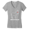 drug mule Women's V-Neck T-Shirt
