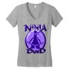 ninja dad Women's V-Neck T-Shirt