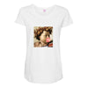 michelangelo the prophet isaiah bubble gum Maternity Scoop Neck T-shirt