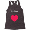 We're Hungry with Heart Racerback Tank
