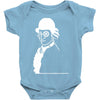 clockwork mozart orange Baby Onesie