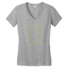 golden spiral Women's V-Neck T-Shirt
