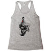 biker girl Racerback Tank