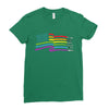 lightsaber rainbow Ladies Fitted T-Shirt