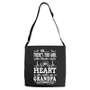 There's This Girl Who Kinda Stole My Heart Grandpa Adjustable Strap Totes