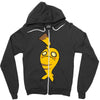 pikachuchu backwards Zipper Hoodie