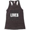 beard lives matter Racerback Tank