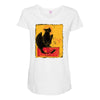 fury of the night Maternity Scoop Neck T-shirt