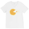 pizza pie chart V-Neck Tee