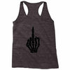 Flipping Someone Off Racerback Tank