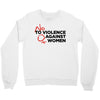 no violence against women's Crewneck Sweatshirt