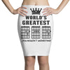 F Chord Dad Funny Guitar Pencil Skirts