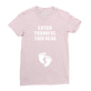 Extra Thankful This Year Ladies Fitted T-Shirt