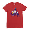 fast food Ladies Fitted T-Shirt