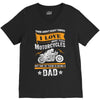 Motorcycles Dad V-Neck Tee