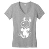 snoopy peanuts woodstock cartoon&amp;fumetti Women's V-Neck T-Shirt
