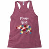 mama bear floral Racerback Tank