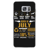 Born July Multitasking Problem Solving Tees Samsung Galaxy S7