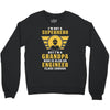 I'm Not a Superhero but I'm a Grandpa Who is Also an Engineer Crewneck Sweatshirt