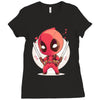deadpool Ladies Fitted T-Shirt