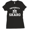 university of skaro Ladies Fitted T-Shirt