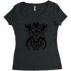 demon wolf Women's Triblend Scoop T-shirt