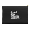 a litle life book white logo Accessory Pouches