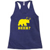 beer t shirt bear plus deer funny tee drinking college humor party shi Racerback Tank