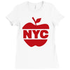 nyc big apple Ladies Fitted T-Shirt