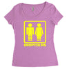 drop yours Women's Triblend Scoop T-shirt