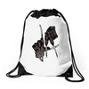freddy krueger gloves Drawstring Bags