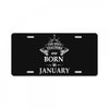 the best teachers are born in january License Plate