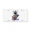 who loves rotweiller License Plate