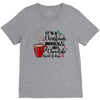 it's a christmas movies and hot chocolate kind of day V-Neck Tee