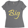 big Women's Triblend Scoop T-shirt