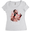 khabıb nurmagamedov painting Women's Triblend Scoop T-shirt