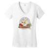 farmer homer's tomacco Women's V-Neck T-Shirt