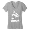 johnny cash Women's V-Neck T-Shirt