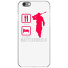 eat sleep battlefield iPhone 6/6s Case