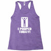 novelty funny humor tee graphic Racerback Tank