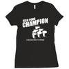 beer pong champion Ladies Fitted T-Shirt