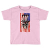 july 4th skull Toddler T-shirt