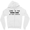 come to the dark side we have cookies t shirt x large funny awesome st Zipper Hoodie