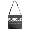 Funcle like Dad, Only Cooler Adjustable Strap Totes