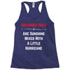 November Girls Racerback Tank