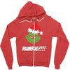 humbug grinch christmas Zipper Hoodie